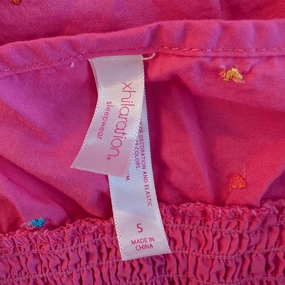 Xhilaration Women's Pink Sleepwear with Embellishments Cotton Size S - Picture 5 of 5